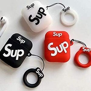 Supreme 1st Gen Apple AirPods Silicone Case Colors